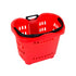 Telescopic Handle Shopping Basket With Wheels